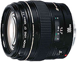 Canon EF100 f/2 USM telephoto lens
