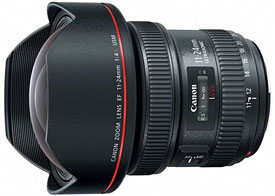 Canon EF11-24mm f/4L USM ultra wide zoom lens