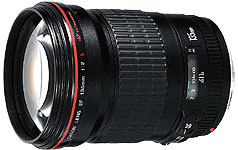 Canon EF135mm f/2L USM telephoto lens