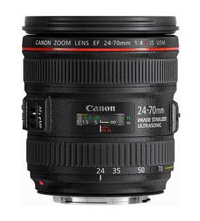 Canon EF 24-70mm f/4L IS USM standard zoom lens