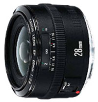Canon EF28mm f/2.8 wide angle lens