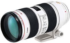 Canon 70-200mm f/2.8L IS USM telephoto zoom lens