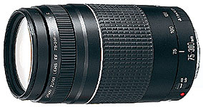 Canon EF 75-300mm f/4-5.6 III telephoto zoom lens