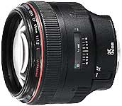 Canon EF 85mm f/1.2L USM medium telephoto lens